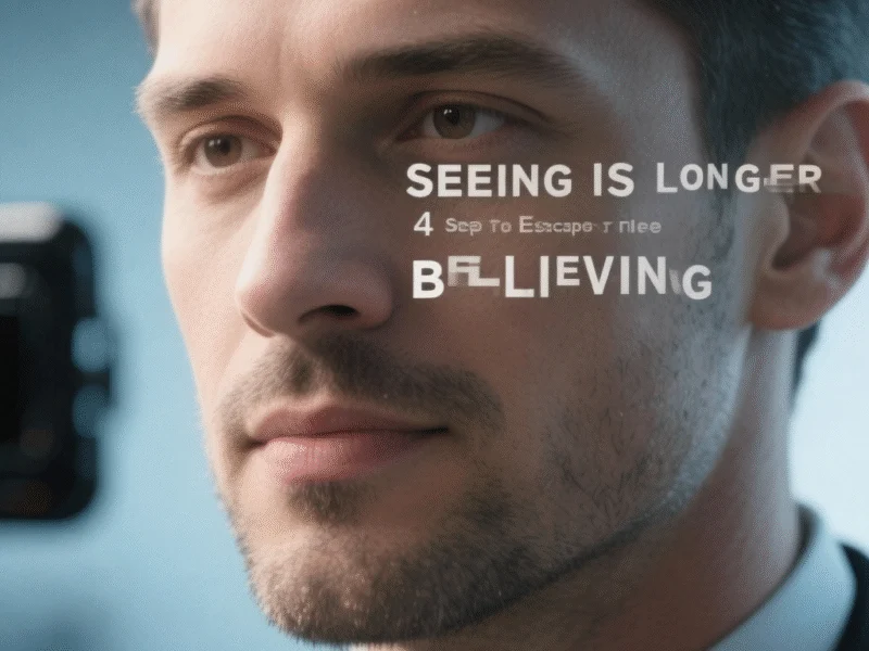 Seeing Is Longer Believing. 4 Steps To Escape The AI Video Vortex - Professional coverage