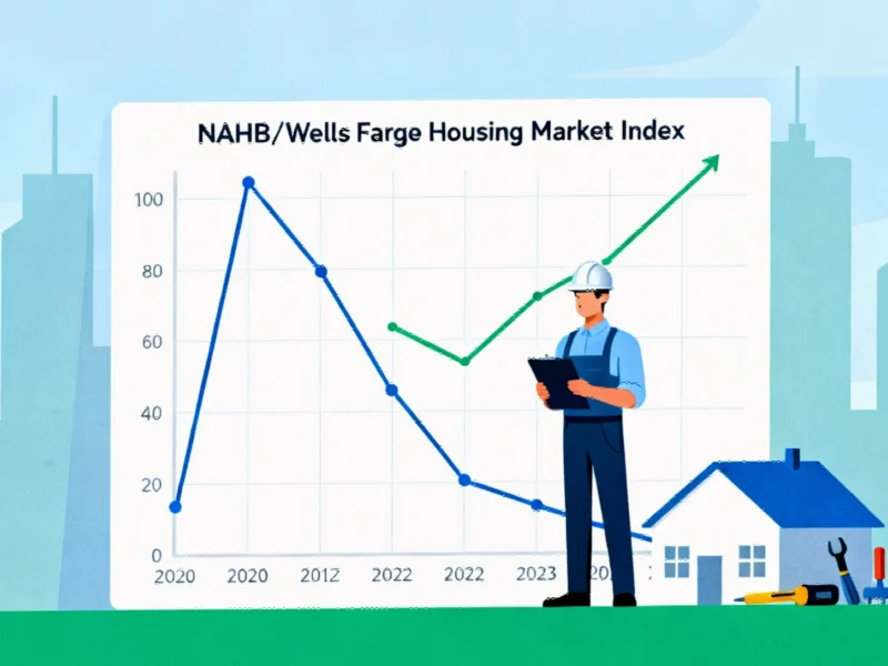 With Government Stats Paused, Homebuilder Survey Sends A Positive Economic Signal
