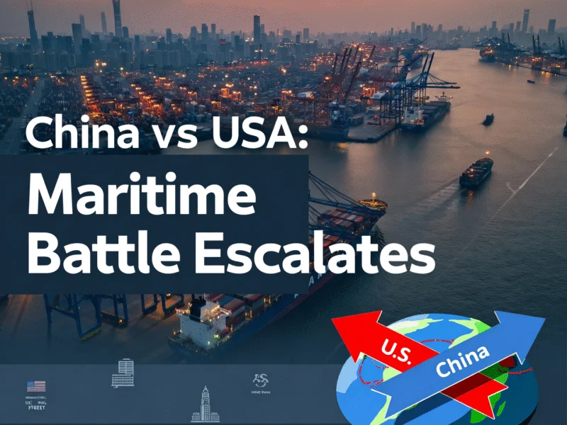 China Escalates Shipping Dispute with U.S. Through Capital Market Countermeasures - Professional coverage